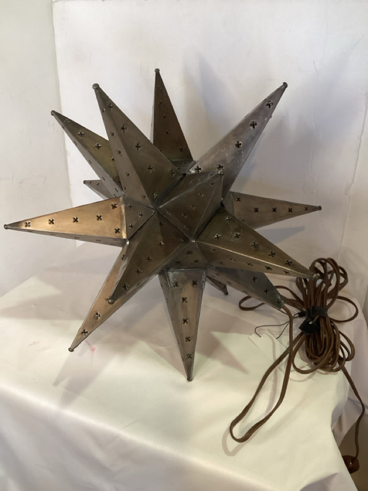 Bronze Metal Electric Lantern