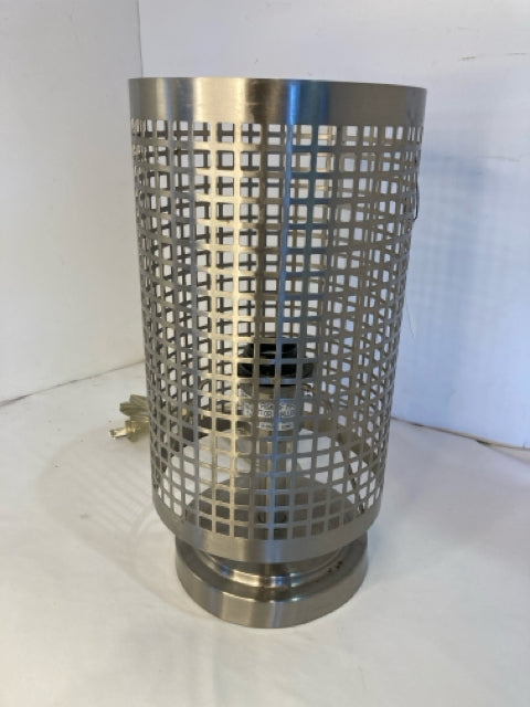 Vintage Silver Metal Lamp