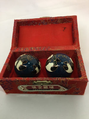 Chinese Blue/Black Pair Ball