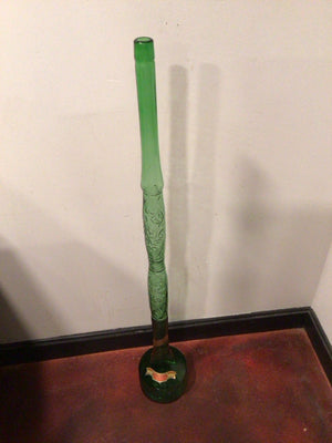 Green Glass Long-neck Bottle