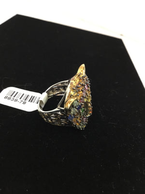 Multi-Color Rhinestone Ring
