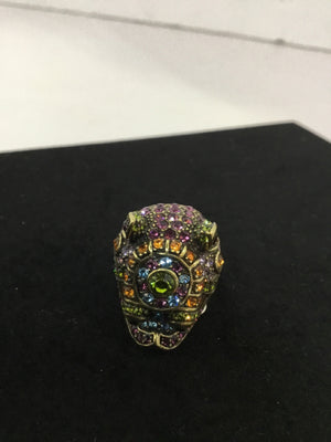 Green Rhinestone Ring