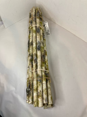 White/Green Wood Stick Misc