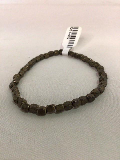 Antiqued Gold Stretch Bracelet