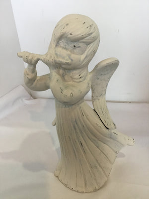 White Ceramic Angel Holiday Item