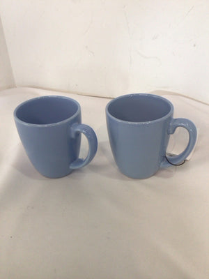 Cornell Pair Blue Ceramic Mug Set