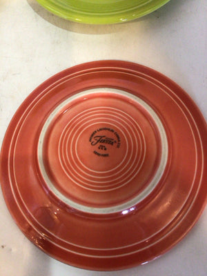 Fiestaware Vintage Multi Stoneware Set of 4 Plate Set
