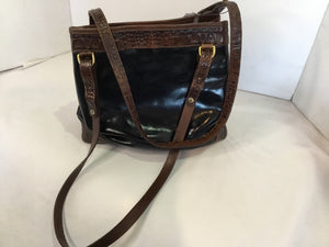 Leather Black/Brown Purse