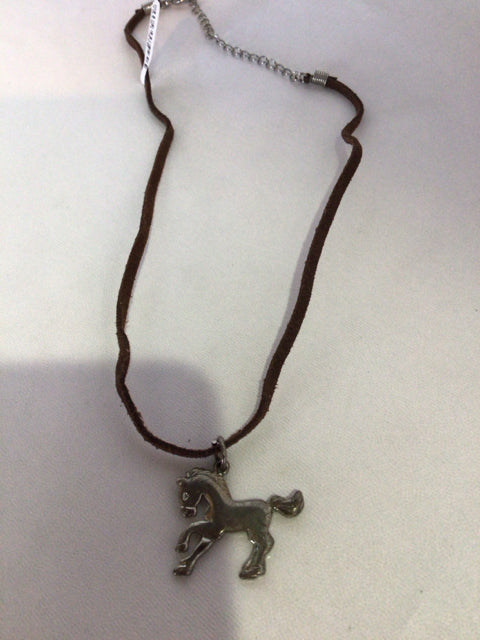 Sterling Silver Horse Necklace
