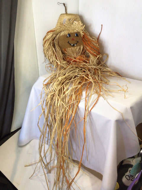 Halloween Tan Burlap Scarecrow Holiday Item