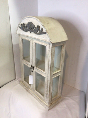 White Wood 2 Door Cabinet