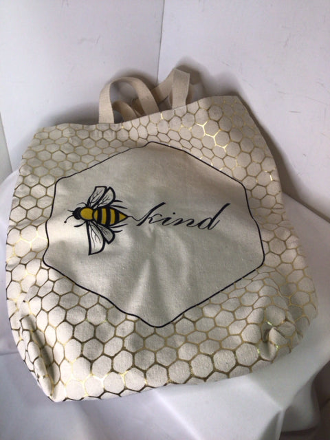 Cream/Black Bees Bag