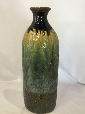 Green/Brown Ceramic Vase