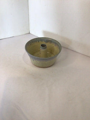 Gray/Gold Pottery Baking Dish