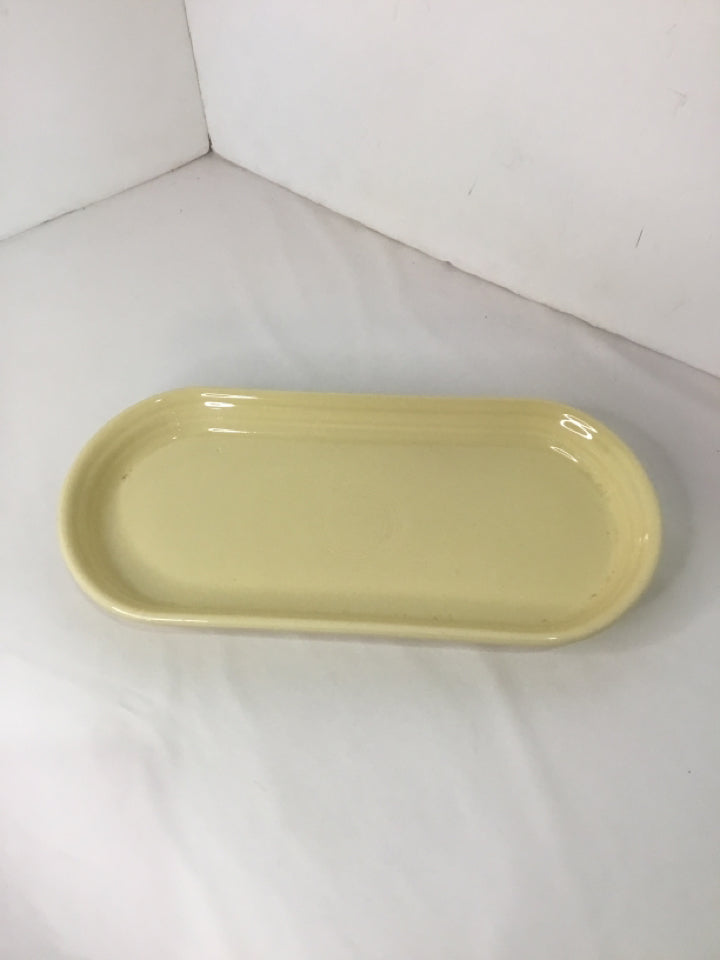 Fiesta Yellow Ceramic Platter