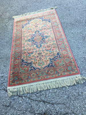 Karastan Muted Wool Medallion Rug