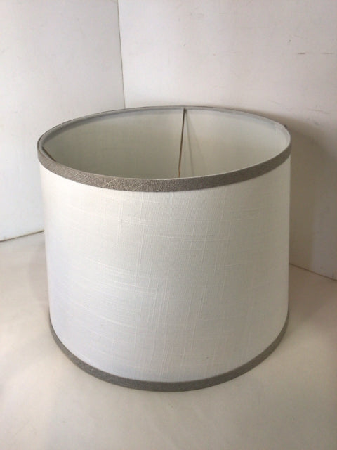 White/Gray Lamp Shade