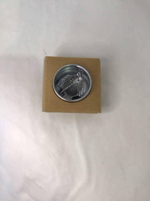 Mudpie Silver Metal Bird Bowl