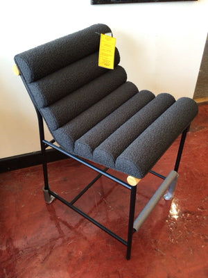 Denver Modern Vail Boucle Black Barstool/Bar Stool DJDSMHPR