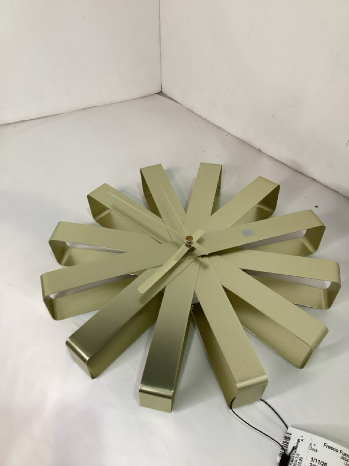 Umbra Gold Metal Clock