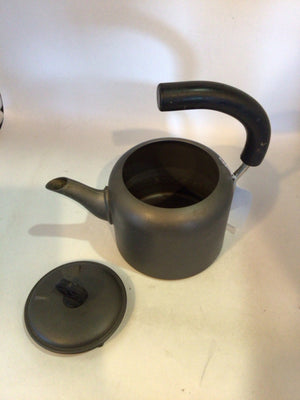 Gray Metal Tea Kettle