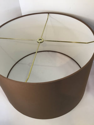 Brown Drum Lamp Shade