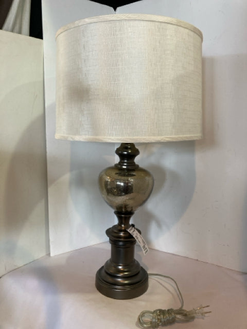 Silver Metal Table Lamp