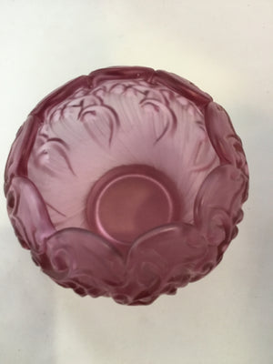 Fenton Purple Glass Bowl