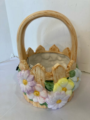 Easter Multi Ceramic Basket