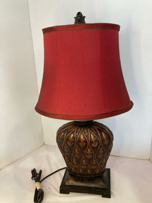 Bronze Resin Fleur de Lis Lamp