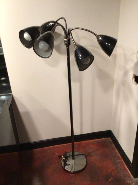 Floor Black Metal Lamp