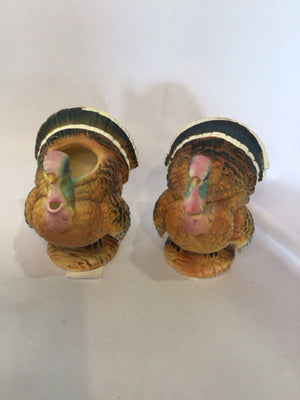 Napco Thanksgiving Multi-Color Ceramic Turkey Holiday Item