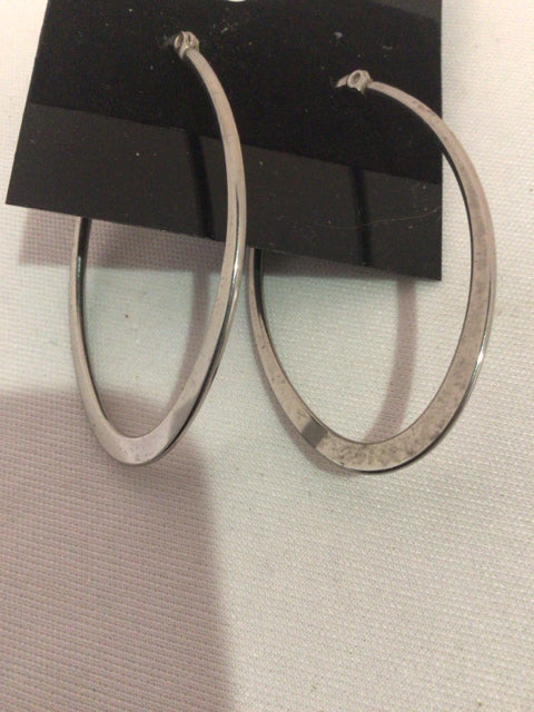 Silver Hoops Earrings