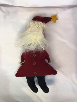 Santa Red Felt Holiday Item