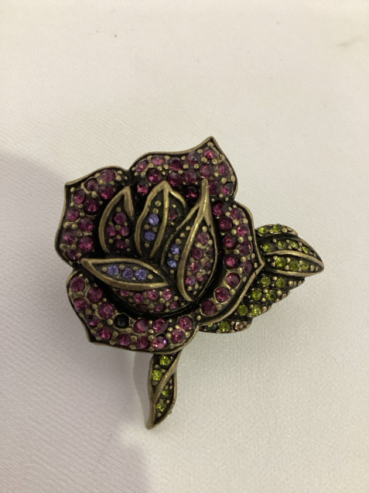 Purple Rose Pendant
