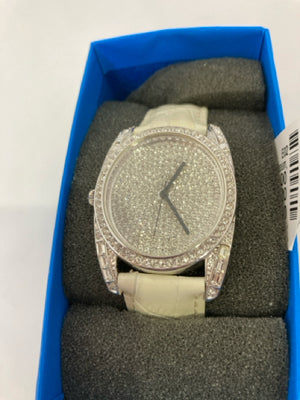 Jewel's by Jen Cream Rhinestone Watch