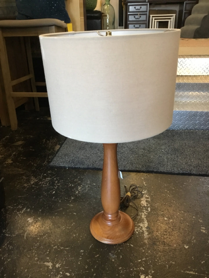 Brown Wood Lamp