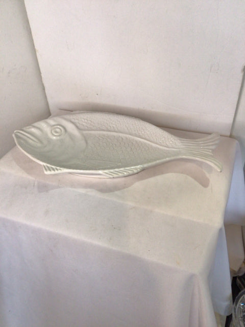 Bowl White Fish Kitchen Caddy