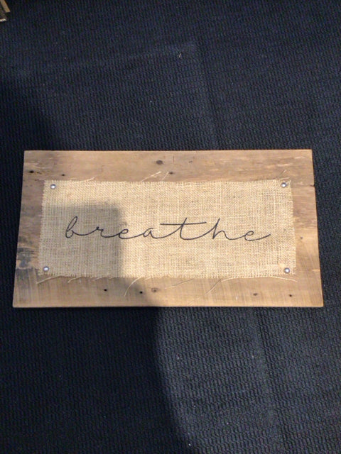 Rustic Brown Wood Sign