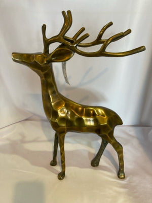 Brass Brass Reindeer Holiday Item