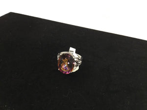 Purple Rhinestone Ring