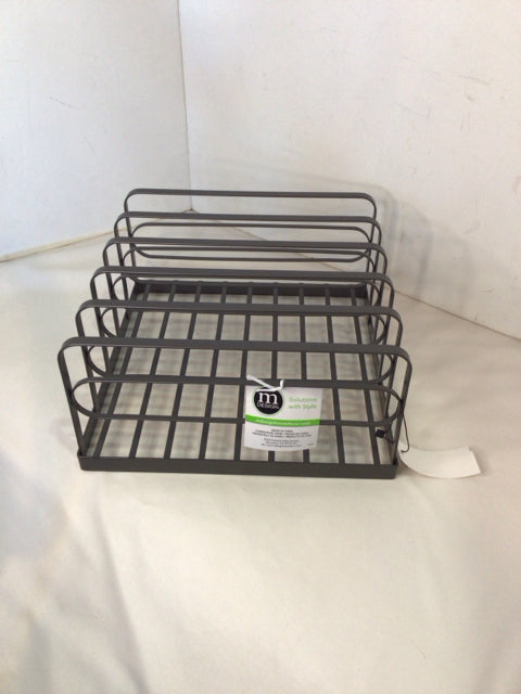 Metal File Holder Black Organizer