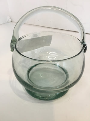 Clear Glass Basket