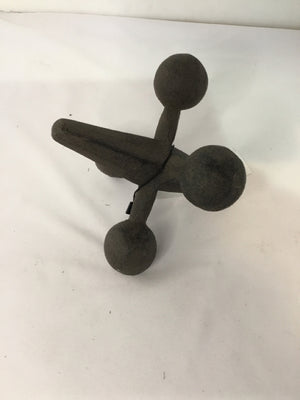 Black Cast Iron Jack Paperweight