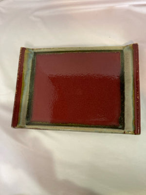 Red/Green Pottery Tray