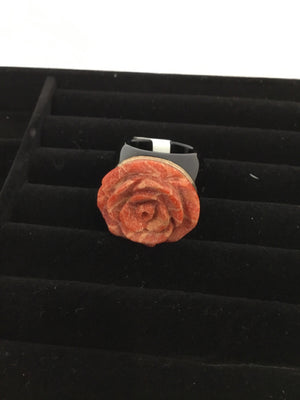 Brown Rhinestone Ring