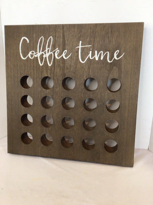 Brown Wood Organizer Coffee Access.