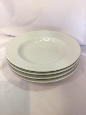 Pottery Barn Set of 4 Off White China Salad Bowls Dinnerware