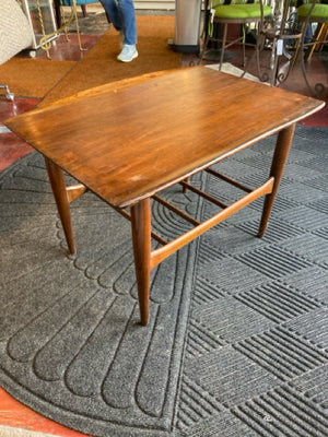 Heywood Wakefield End Wood Mid Century Brown Table