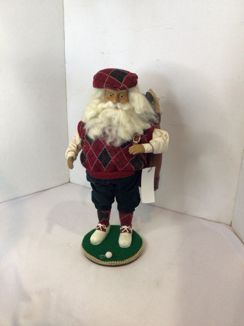 Christmas Red/Green Santa Golf Holiday Item
